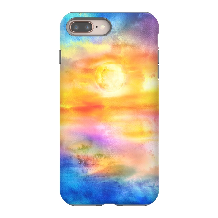 iPhone 7 plus StrongFit Abstract Sunset Artwork II by Art Design Works