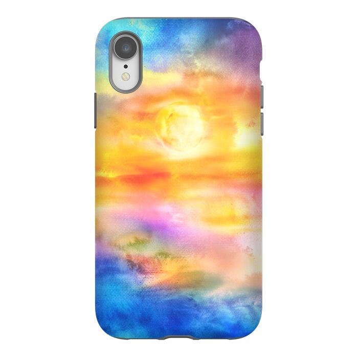 iPhone Xr StrongFit Abstract Sunset Artwork II by Art Design Works