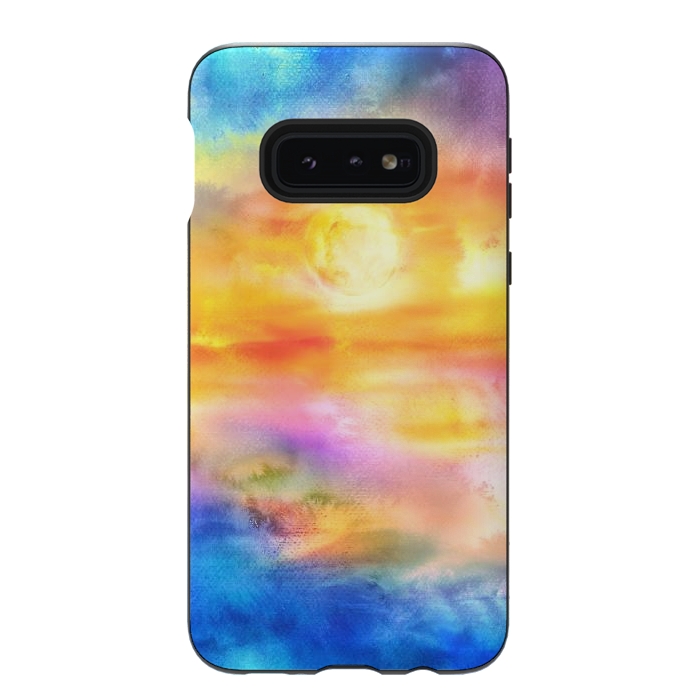 Galaxy S10e StrongFit Abstract Sunset Artwork II by Art Design Works