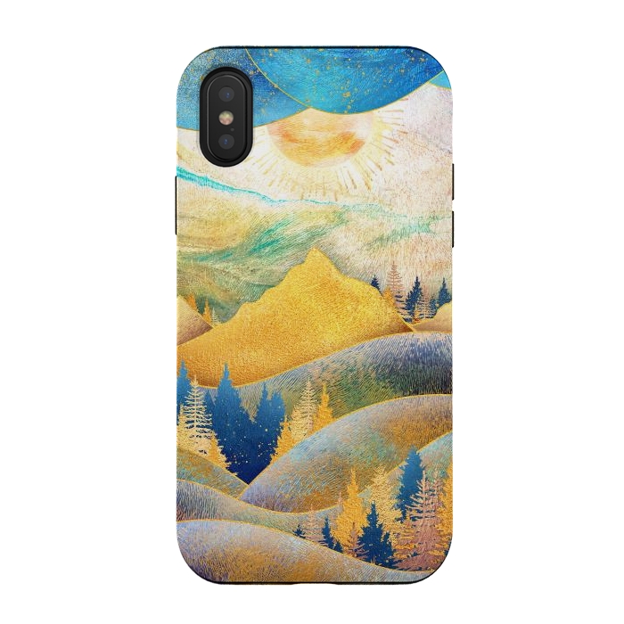 iPhone Xs / X StrongFit Beauty of Nature - Illustration III by Art Design Works