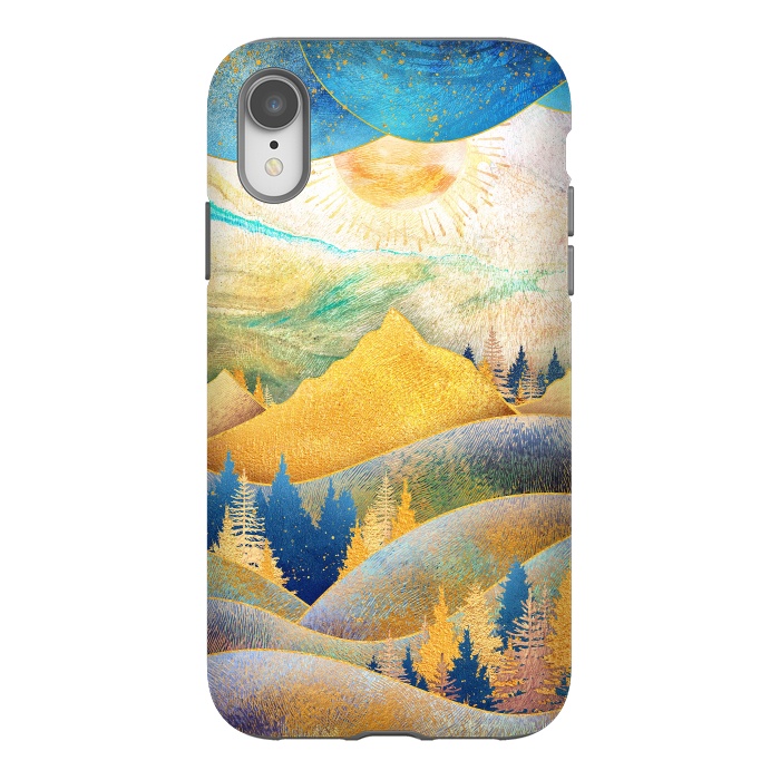 iPhone Xr StrongFit Beauty of Nature - Illustration III by Art Design Works