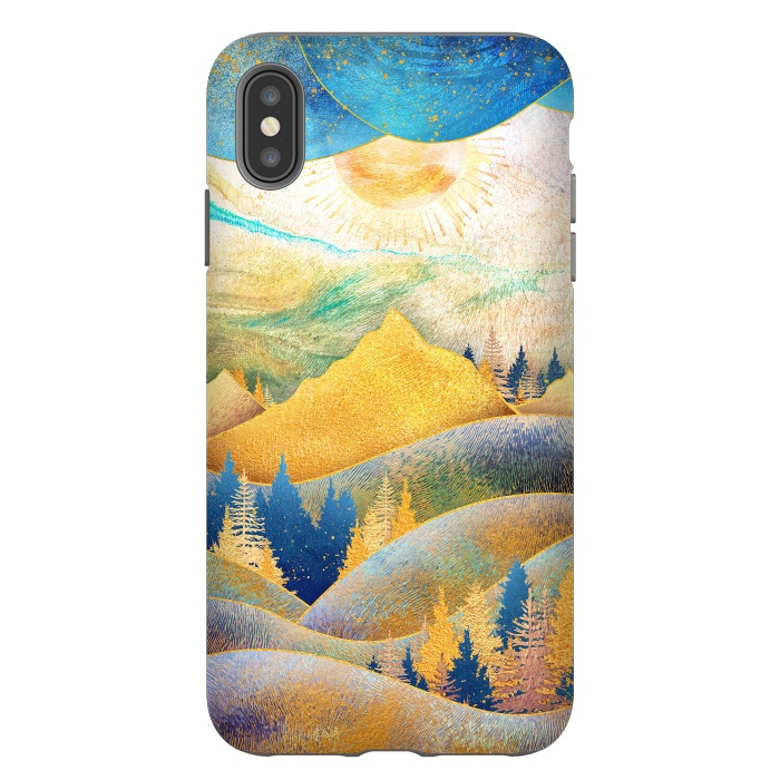 iPhone Xs Max StrongFit Beauty of Nature - Illustration III by Art Design Works