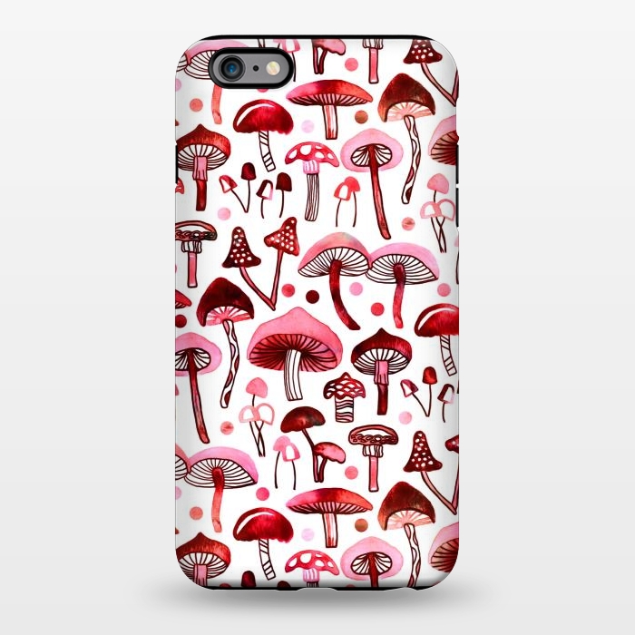 iPhone 6/6s plus StrongFit Pink Mushrooms  by Tigatiga