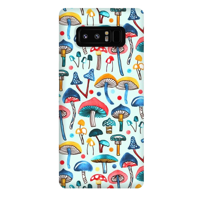Galaxy Note 8 StrongFit Alice's Mushrooms  by Tigatiga
