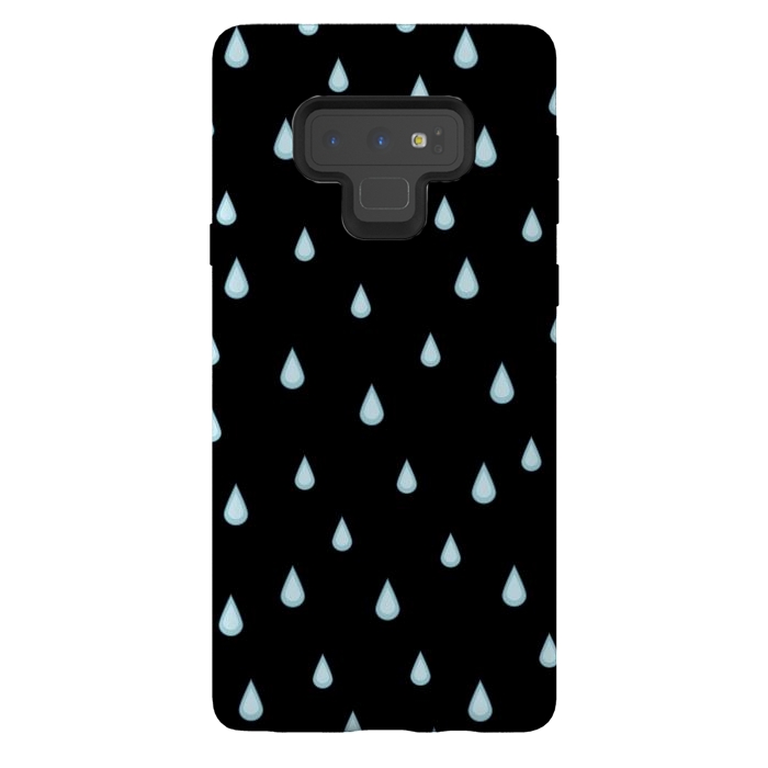 Galaxy Note 9 StrongFit Rain by Laura Nagel