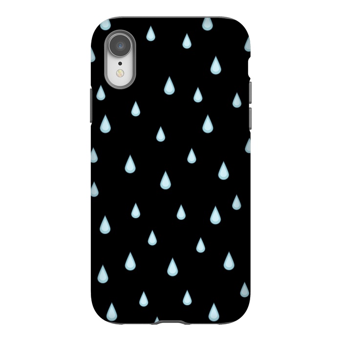 iPhone Xr StrongFit Rain by Laura Nagel