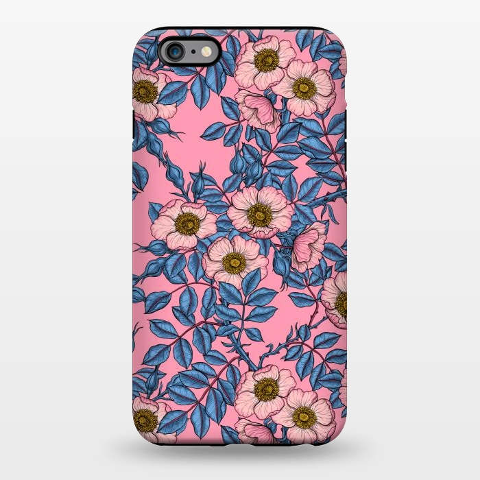 iPhone 6/6s plus StrongFit Dog rose pattern by Katerina Kirilova