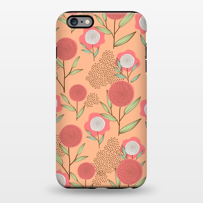 iPhone 6/6s plus StrongFit Simple Flowers In Pastel by ArtsCase