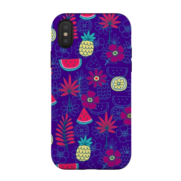 iPhone Xs / X StrongFit Tropical Watermelons by ArtsCase