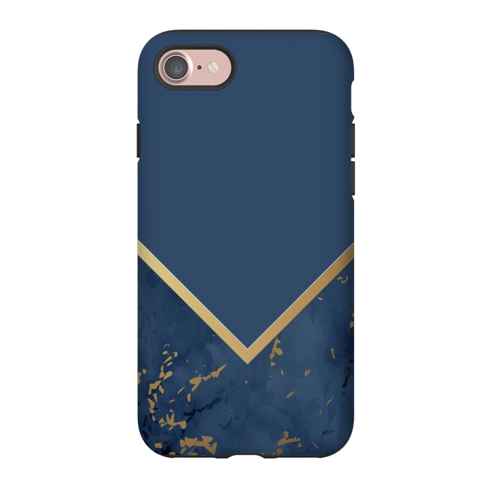 iPhone 7 StrongFit Blue Monochromatic On Marble by ArtsCase