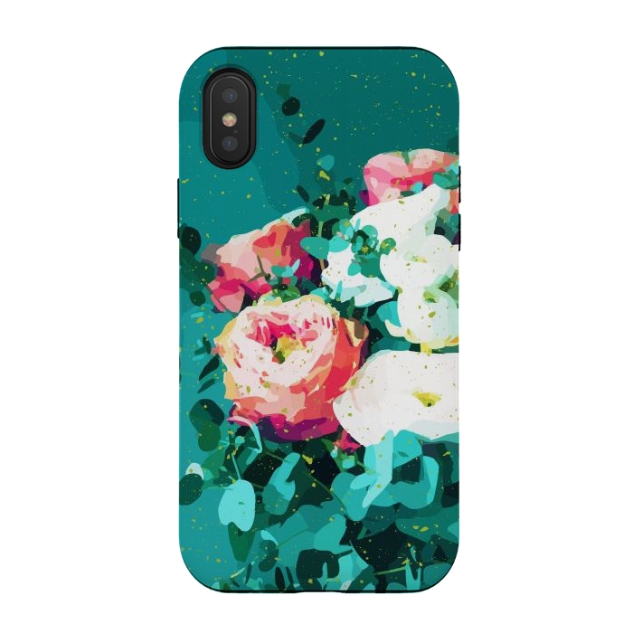 iPhone Xs / X StrongFit Floral & Confetti by Uma Prabhakar Gokhale