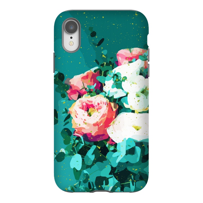 iPhone Xr StrongFit Floral & Confetti by Uma Prabhakar Gokhale