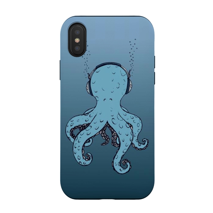 iPhone Xs / X StrongFit Kind of Blue by Mangulica