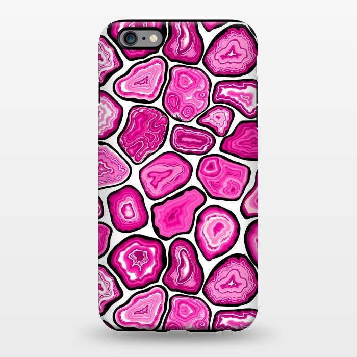 iPhone 6/6s plus StrongFit Pink agate slices by Katerina Kirilova