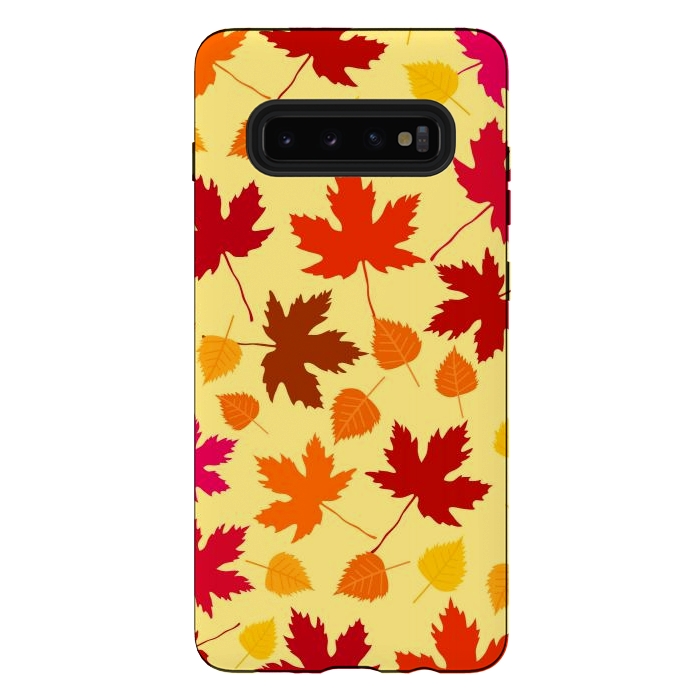 Galaxy S10 plus StrongFit Autumn Comes Covering The Leaves by ArtsCase