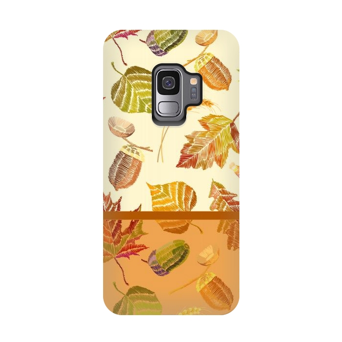 Galaxy S9 StrongFit Nuts For Autumn by ArtsCase