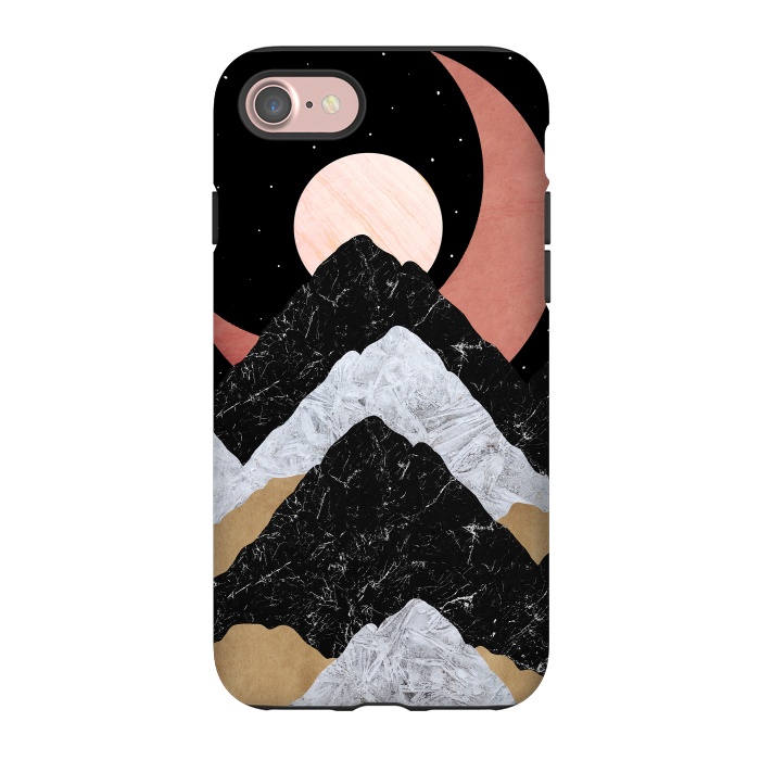 iPhone 7 StrongFit The crescent moon by Steve Wade (Swade)