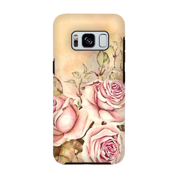 Galaxy S8 StrongFit Sweet Rosa by Creativeaxle