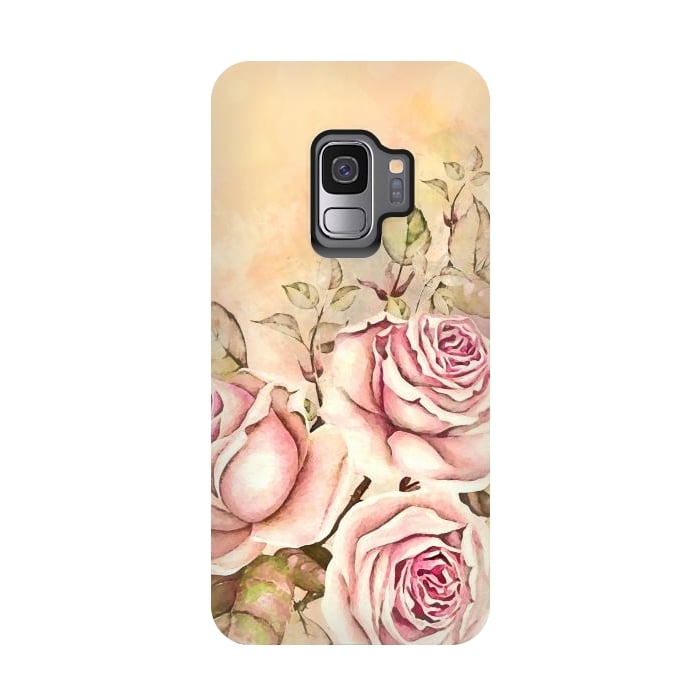 Galaxy S9 StrongFit Sweet Rosa by Creativeaxle