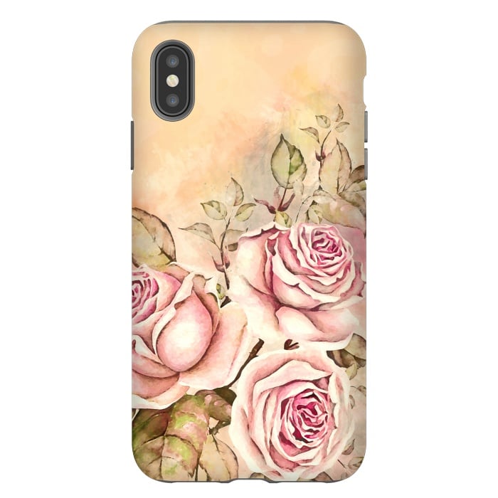 iPhone Xs Max StrongFit Sweet Rosa by Creativeaxle