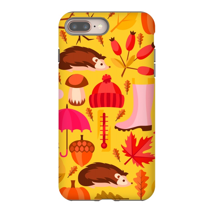 iPhone 7 plus StrongFit Autumn Animals And Fruits by ArtsCase