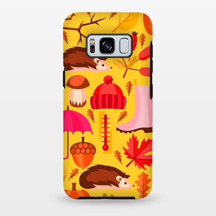 Galaxy S8 plus StrongFit Autumn Animals And Fruits by ArtsCase
