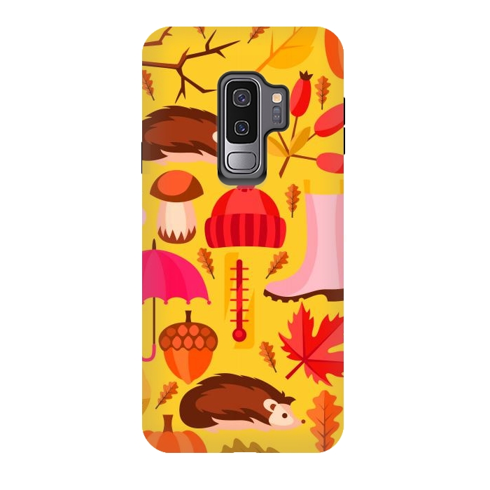Galaxy S9 plus StrongFit Autumn Animals And Fruits by ArtsCase