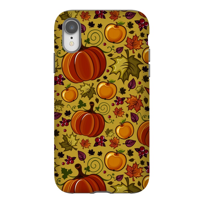 iPhone Xr StrongFit Pumpkin, Autumn Rich Pumpkin by ArtsCase