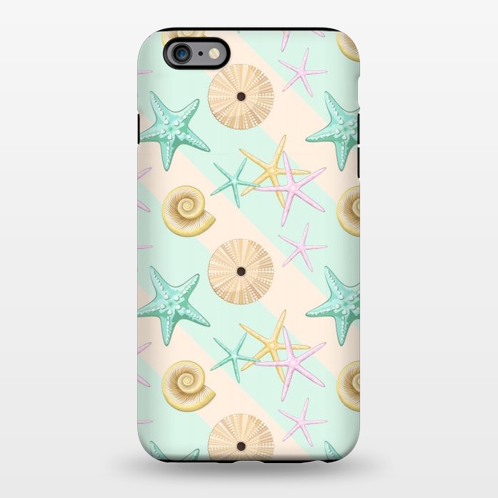 iPhone 6/6s plus StrongFit Seashells and starfish Beach Summer Pattern by BluedarkArt