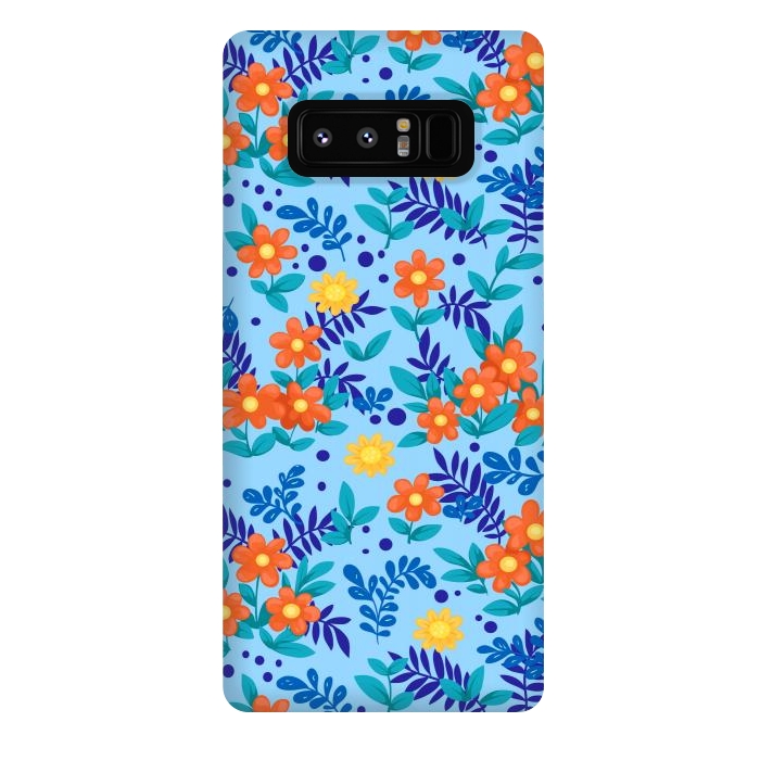 Galaxy Note 8 StrongFit Orange Jasmine by ArtsCase