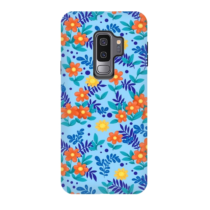 Galaxy S9 plus StrongFit Orange Jasmine by ArtsCase
