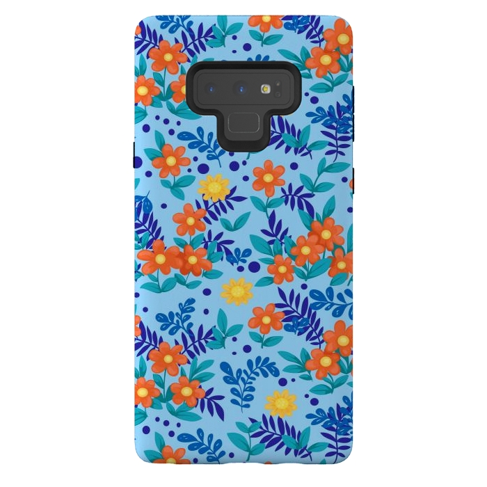 Galaxy Note 9 StrongFit Orange Jasmine by ArtsCase