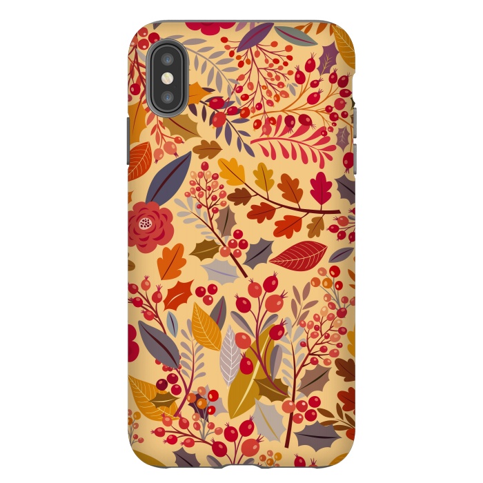 iPhone Xs Max StrongFit Flowers With Its Autumn Touch by ArtsCase