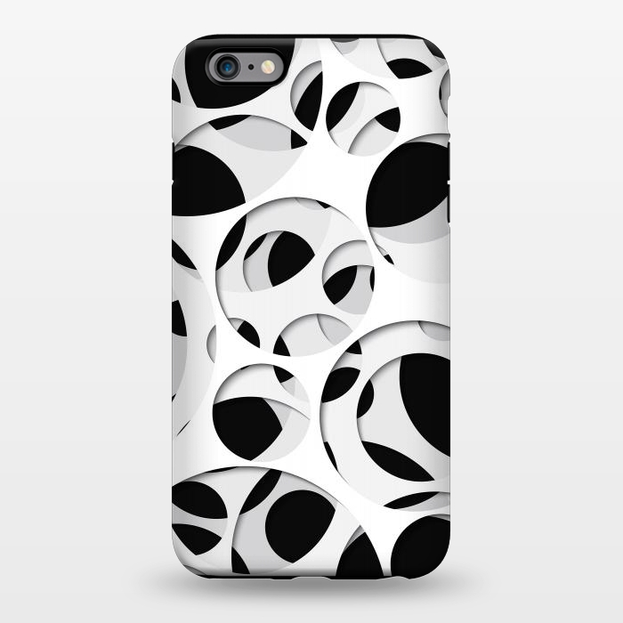iPhone 6/6s plus StrongFit Paper Cutout Circles 009 by Jelena Obradovic