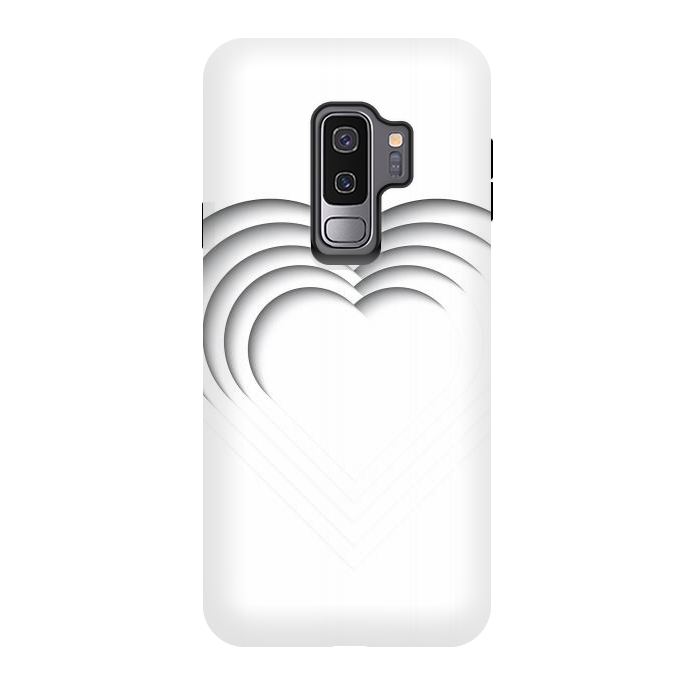 Galaxy S9 plus StrongFit Paper Cutout Heart 013 by Jelena Obradovic