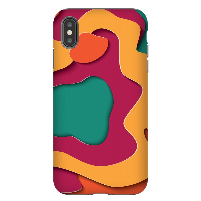 iPhone Xs Max StrongFit Paper Cutout 023 by Jelena Obradovic