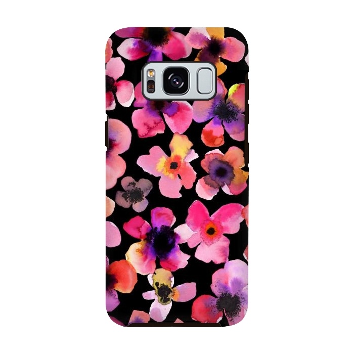 Galaxy S8 StrongFit Happy Sweet Flowers by Ninola Design