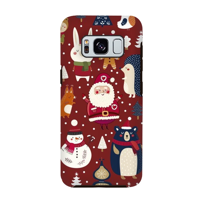 Galaxy S8 StrongFit Christmas Characters by ArtsCase