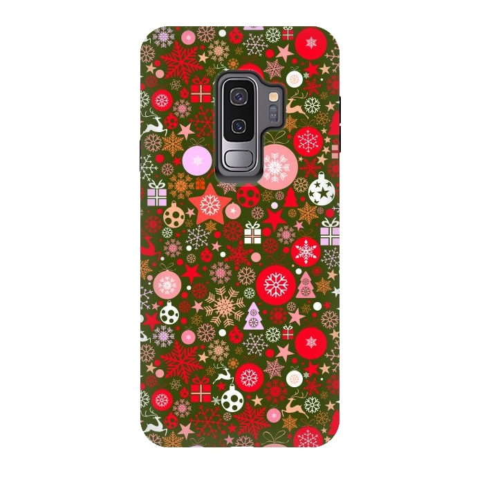 Galaxy S9 plus StrongFit Christmas Decorative Backdrops by ArtsCase