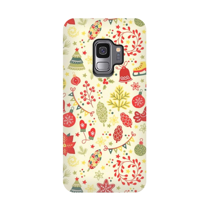 Galaxy S9 StrongFit Beautiful bells for christmas by ArtsCase
