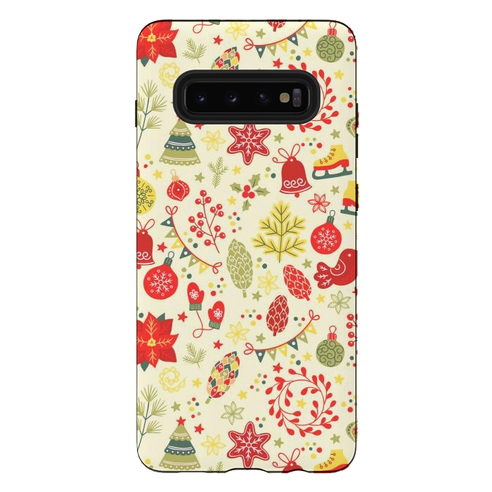 Galaxy S10 plus StrongFit Beautiful bells for christmas by ArtsCase