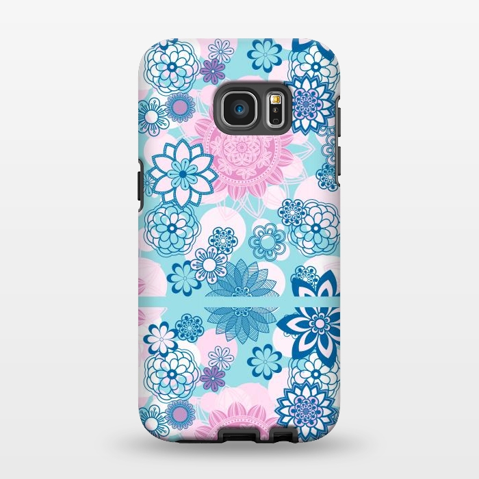 Galaxy S7 EDGE StrongFit Mandalas In Beautiful Pastel Colors by ArtsCase