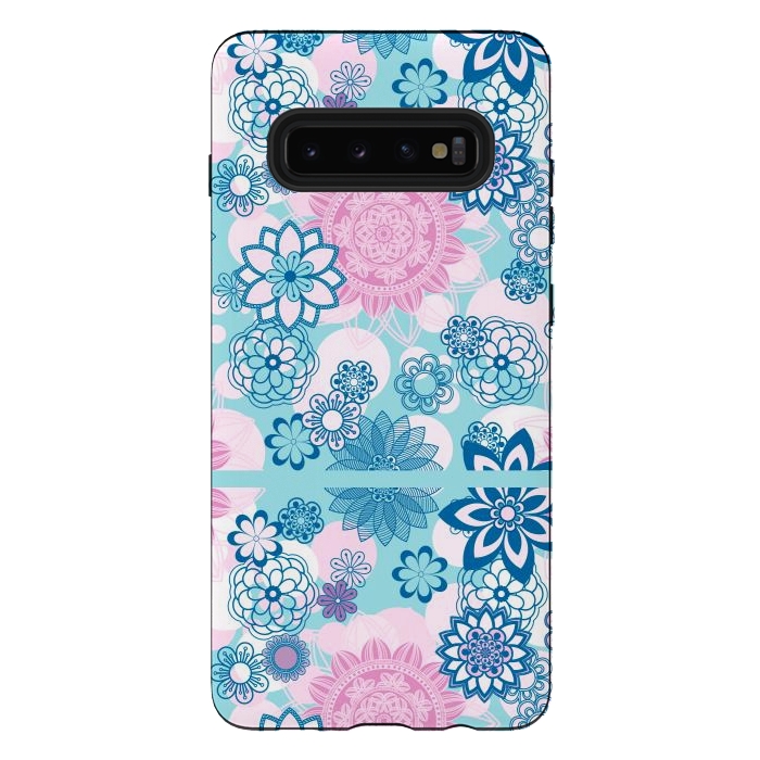 Galaxy S10 plus StrongFit Mandalas In Beautiful Pastel Colors by ArtsCase