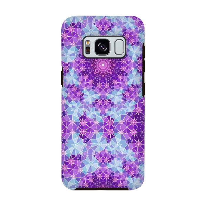 Galaxy S8 StrongFit Purple Mandala Ocean by ArtsCase