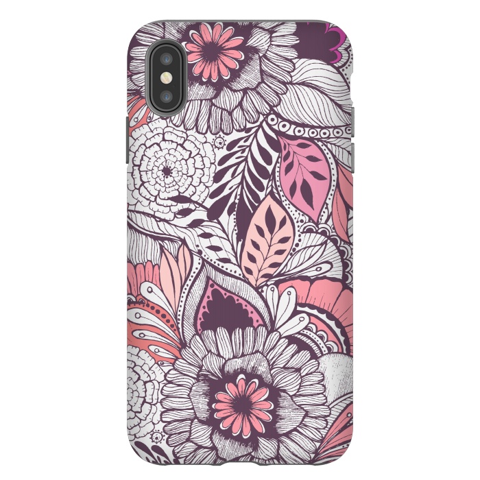 iPhone Xs Max StrongFit WildFlorals  by Rose Halsey