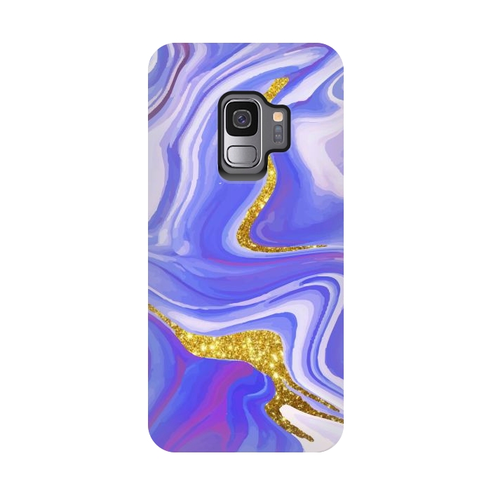 Galaxy S9 StrongFit Paint splash Colorful fluid by ArtsCase