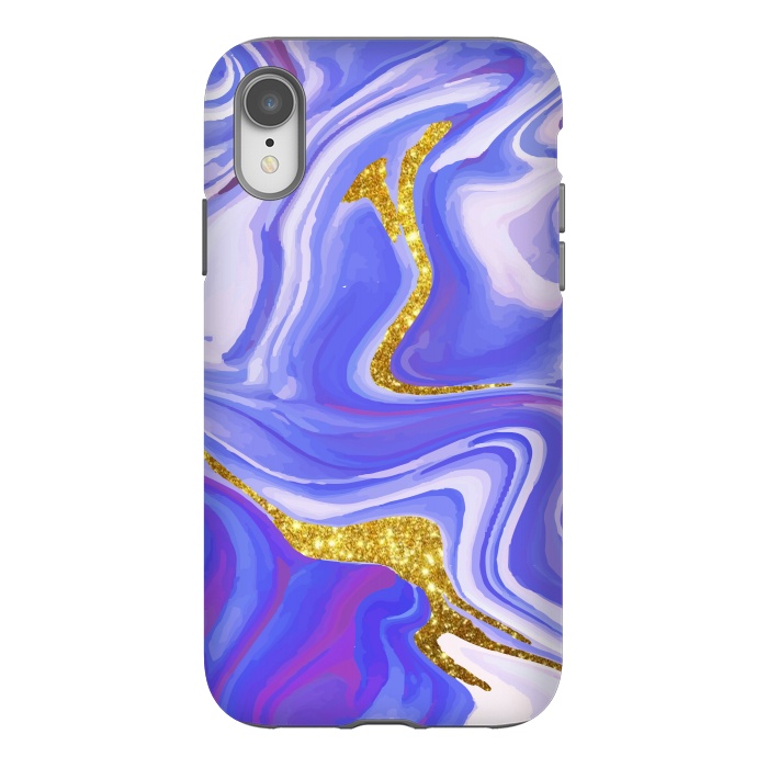iPhone Xr StrongFit Paint splash Colorful fluid by ArtsCase