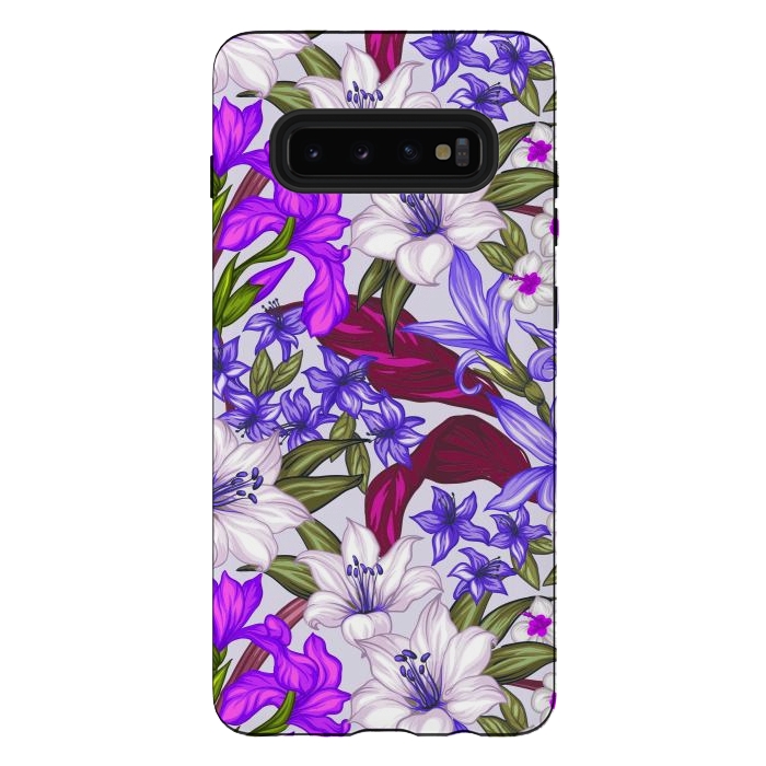 Galaxy S10 plus StrongFit lilies flowers happy for you by ArtsCase