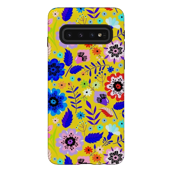Galaxy S10 StrongFit beautiful flowers party for summer by ArtsCase