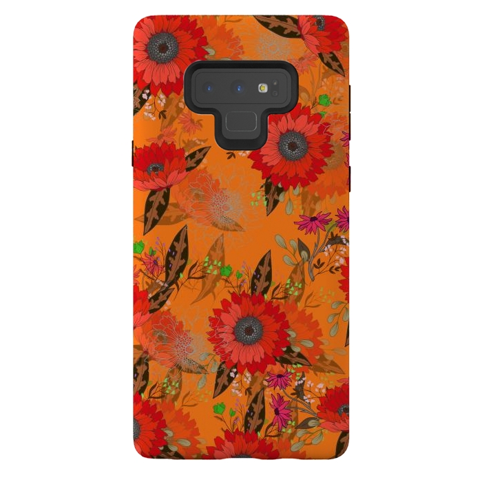 Galaxy Note 9 StrongFit Sunflowers for October by ArtsCase